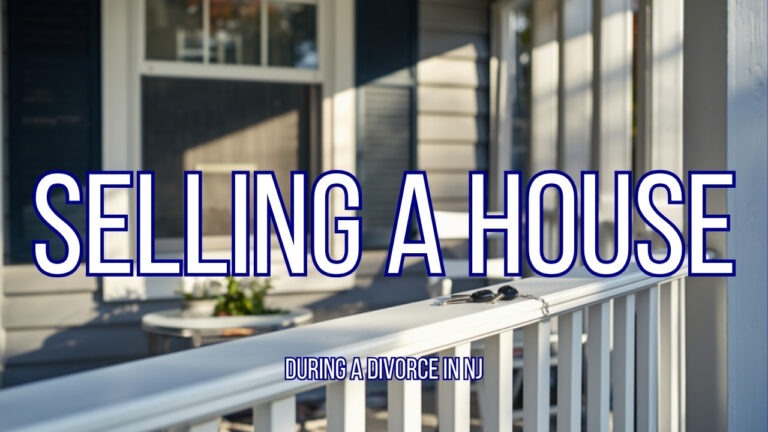 Selling a house during a divorce in Gloucester County, NJ — front porch with house keys