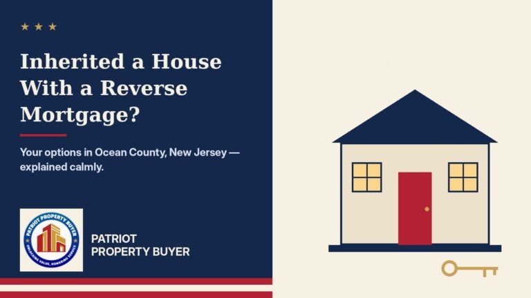 Front door and key of an inherited New Jersey home, Patriot Property Buyer